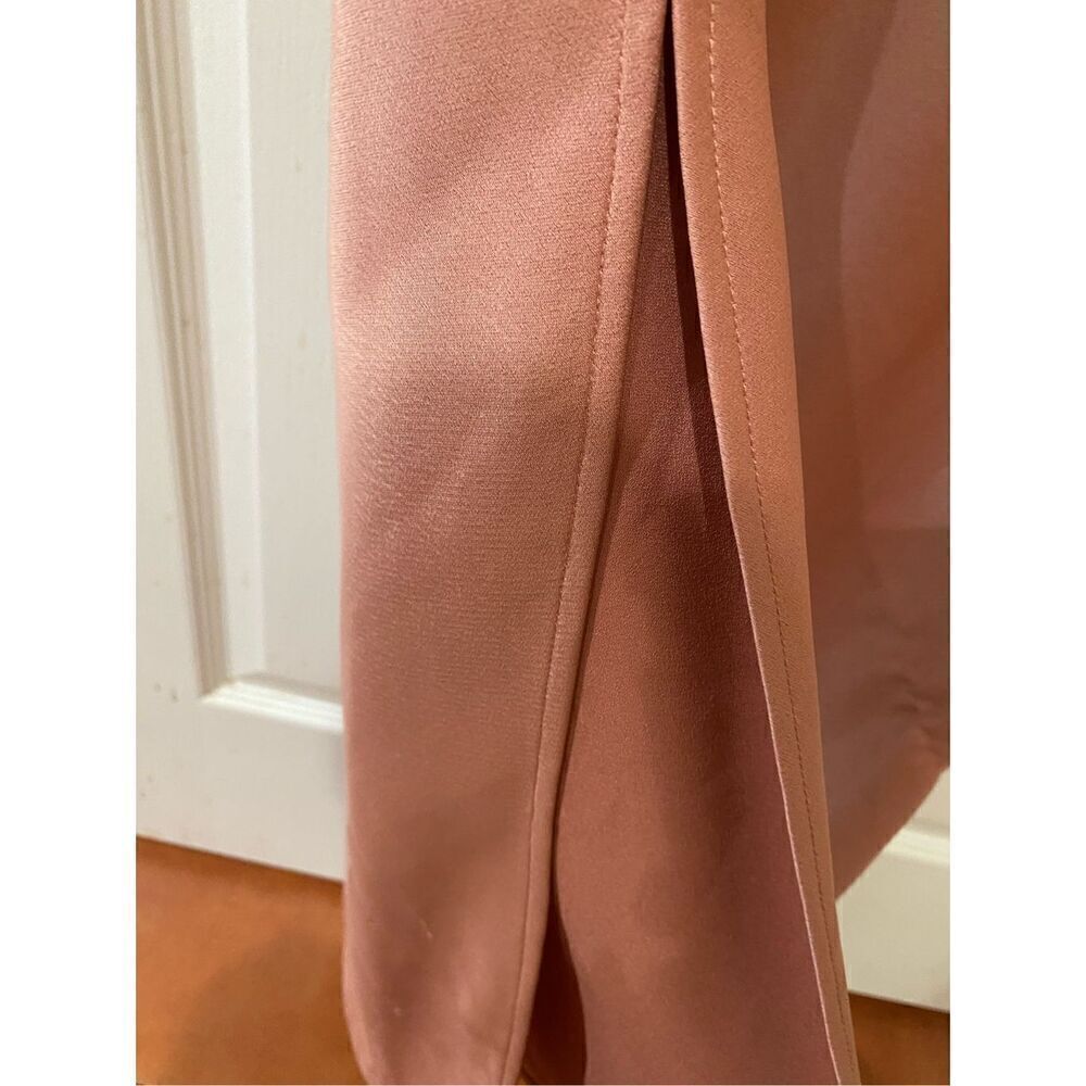 Anthropologie BHLDN Satin Cowl-Neck Midi Slip Dress - Picture 3 of 9
